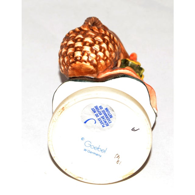 1964 Goebel Germany Hummel Collective Porcelain Girl Figurine Autumn Harvest For Sale - Image 10 of 14