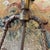 Antique Art Nouveau Bronze Pendant Light with Foliage, 1920s For Sale - Image 9 of 12