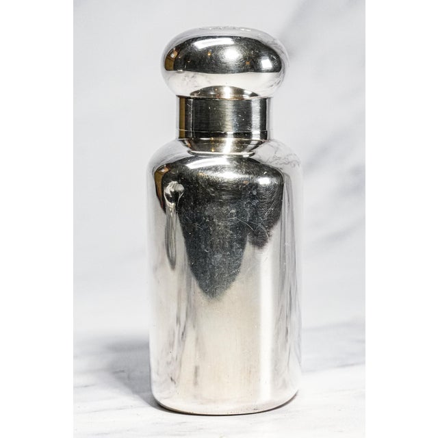 Handsome Mappin & Webb Antique Sterling Silver Scent Bottle Victorian Perfume Flask For Sale - Image 10 of 11