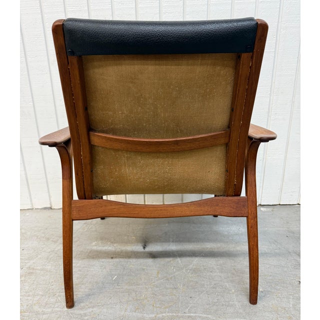 Wood Mid-Century Swedish Modern Lamino Walnut Lounge Chairs - Set of 2 For Sale - Image 7 of 8