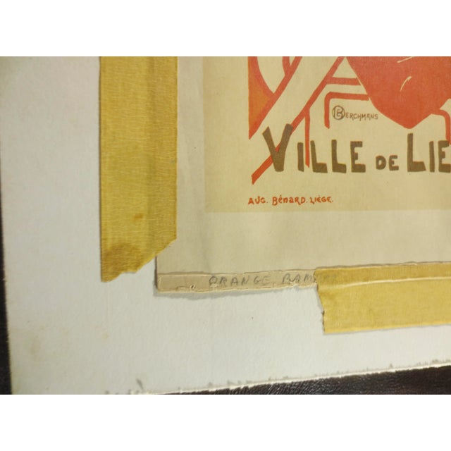 Art Deco Framed Poster of " a Trip to Chinatown" Circa 1890s' For Sale - Image 3 of 5