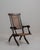 Brown 1900s French Wooden Folding Armchair With Cane Back For Sale - Image 8 of 18