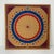 American 1940s Americana Boho Chic Square Wall Mounted Cork Dart Board For Sale - Image 3 of 8