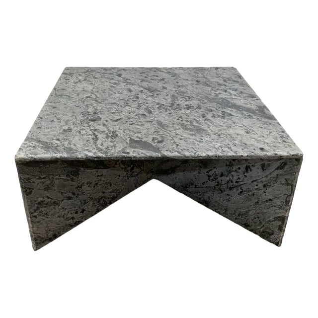Marble Coffee Table, 1980 For Sale