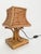 Wood Mid-Century Bedside Table Lamps in Rattan and Wicker Cane Webbing, Italy, 1960s, Set of 2 For Sale - Image 7 of 18