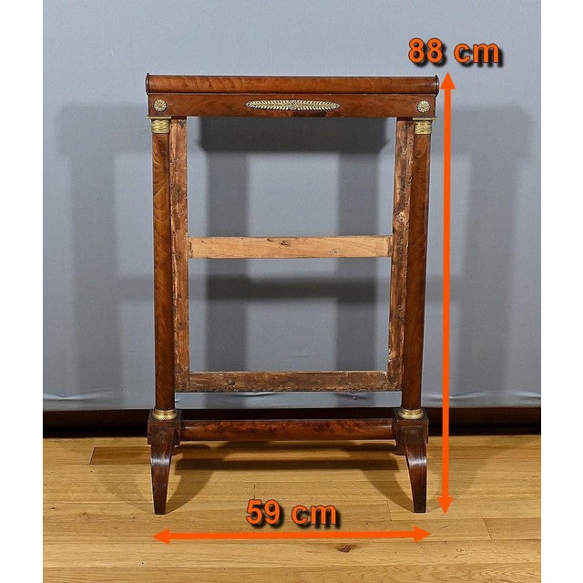 Empire Mahogany Fireplace Screen, Early 19th Century For Sale - Image 13 of 15