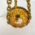 Vintage Pair of Czech Amber Glass Beaded Wall Sconces For Sale - Image 9 of 12