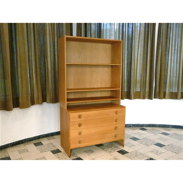 Danish RY-100 Oak Modular Cabinet by Hans J. Wegner for RY Møbler, 1950s For Sale - Image 14 of 18