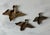Brass Set of 3 Mid Century Brass Flying Ducks or Geese Wall Plaques For Sale - Image 8 of 8