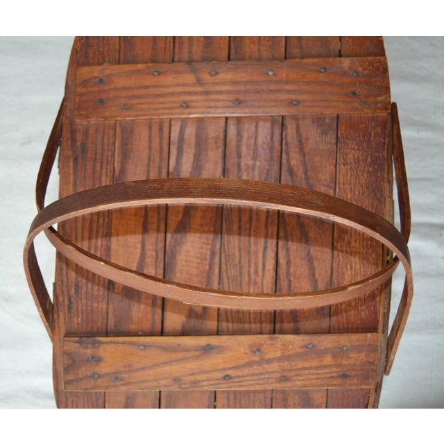 Mid 20th Century Picnic Basket by Wov-N-Wood by Jerywil For Sale - Image 14 of 15