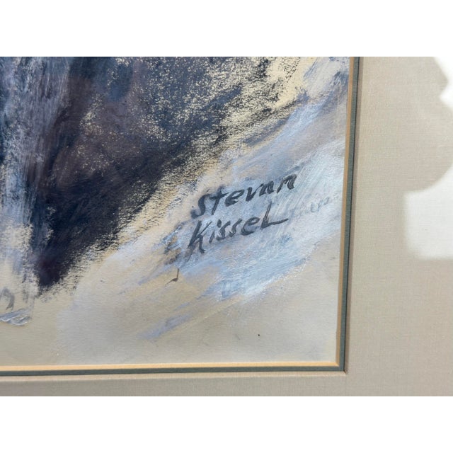 Late 20th Century Framed Pastel Nude Figure Study, Signed Stevan Kissel For Sale - Image 4 of 12