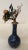 Asian Vintage Cloisonné Vase With Jade Botanical For Sale - Image 3 of 9