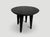 Andrianna Shamaris Minimalist Charred Round Side Table For Sale - Image 9 of 18