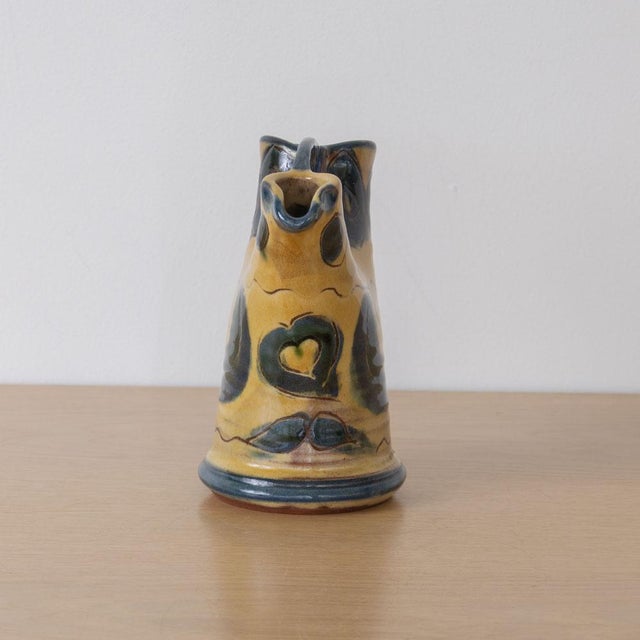 Ceramic 1950s French Ceramic Rooster Vase For Sale - Image 7 of 11