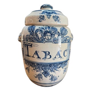Antique Spanish Tabac Jar For Sale