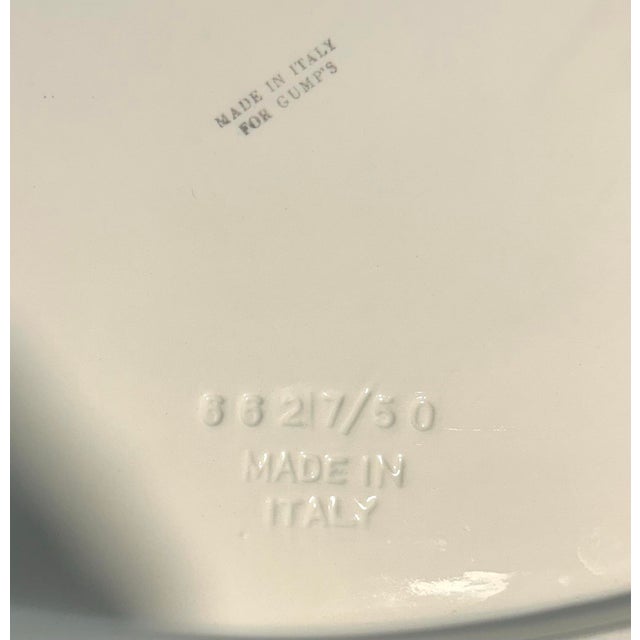 Ceramic Mid 20th Century Italian Mid Century Modern Gumps Ceramic Cherub Platter For Sale - Image 7 of 7