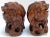 Early 20th Century Chinese Carved Hardwood Foo Dogs With Rolling Pearls & Puzzle Balls - a Pair For Sale - Image 9 of 12