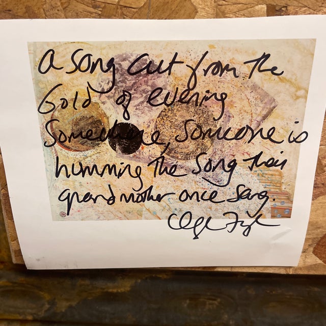 White Cheryl Fudge Mixed Media Wall Sculpture – Reclaimed Tin Panel With Convex Mirror, One-of-a-Kind (23.5”) For Sale - Image 8 of 11