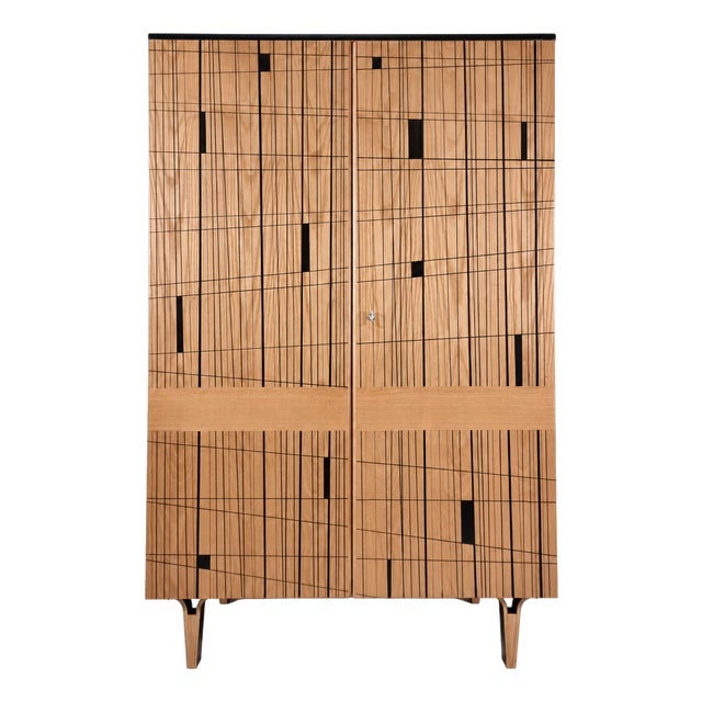 Vintage Wardrobe by Francisek Mezulanik, 1970s For Sale