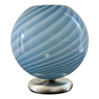 Acquarius 20 Table Lamp in Swirl Glass Rigadin Murano Glass from La Murrina, 1990s For Sale