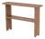 American Brown Painted Two-Tier Console Table For Sale