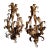 Italian Tole Sconces Mid Century a Pair For Sale