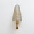Murano Glass Leaf Wall Sconces with Gold Powder and Brass, Italy, 2000, Set of 2 For Sale - Image 4 of 10