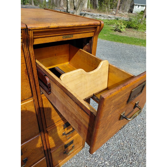 Antique Yawman and Erbe File Cabinets Rochester Ny For Sale - Image 14 of 18