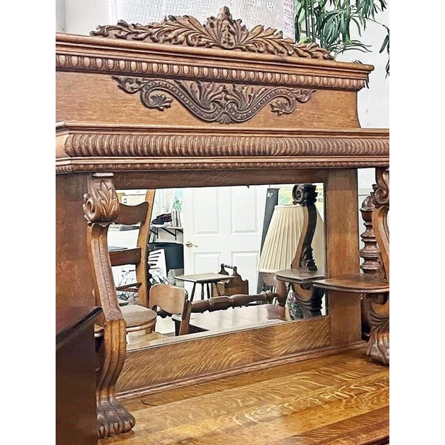 Once in a while an exceptional piece in a certain category comes our way. This 1890s honey golden oak sideboard buffet is...
