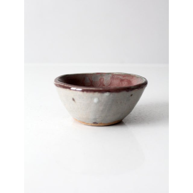 Ceramic Vintage Handmade Studio Pottery Bowl For Sale - Image 7 of 13
