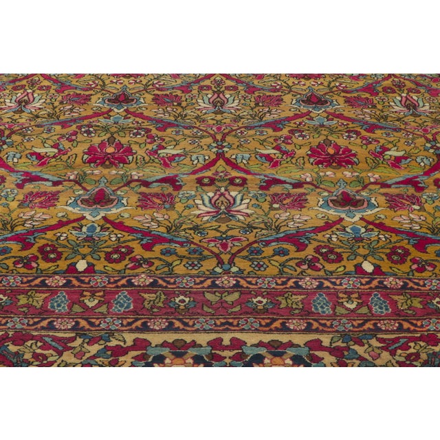 Late 19th Century Persian Isfahan Rug, 09'08 X 12'06 For Sale In Dallas - Image 6 of 12