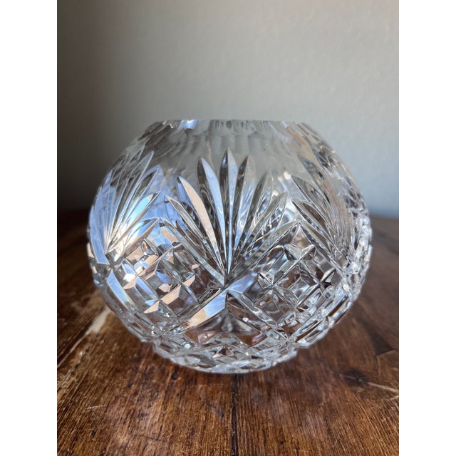 Vintage Crystal Rose Bowl 4.5” For Sale In Dallas - Image 6 of 10