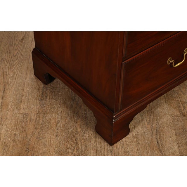 Brown Henkel Harris Virginia Galleries Vintage Mahogany Long Dresser For Sale - Image 8 of 18