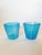 Vintage Venini Murano Style Blue Bubble Glass Wine Cooler Ice Buckets Italy 1970, a Pair For Sale - Image 9 of 12