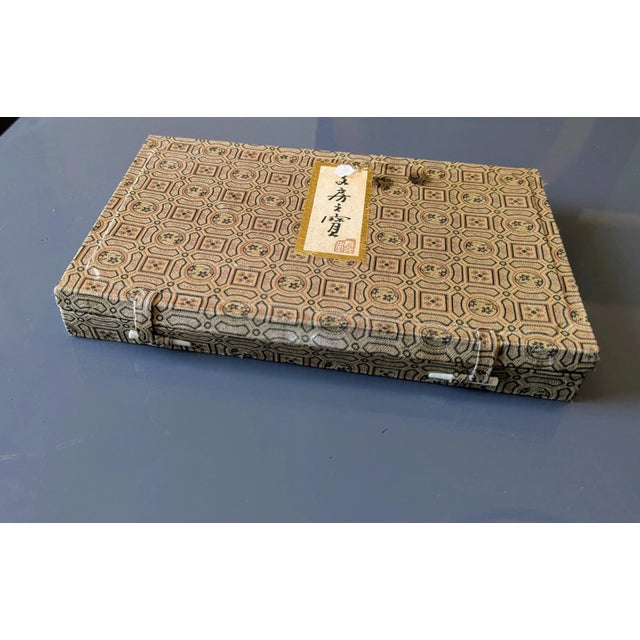 Chinese Vintage Chinese Calligraphy - 10 Piece Set For Sale - Image 3 of 4