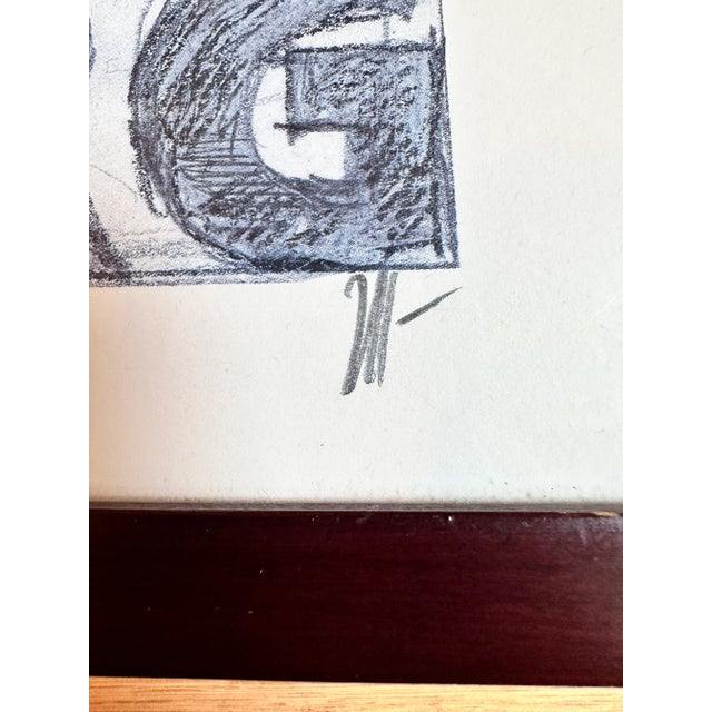 Hand signed offset color lithograph poster Poster based on a drawing in colored pencil and pastel. Design from 1982 by...