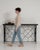 19th Century Wrought Iron Console Table With Blue Stone Top For Sale - Image 5 of 9