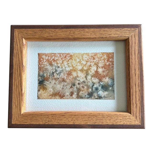 Framed Signed Original Abstract Painting For Sale