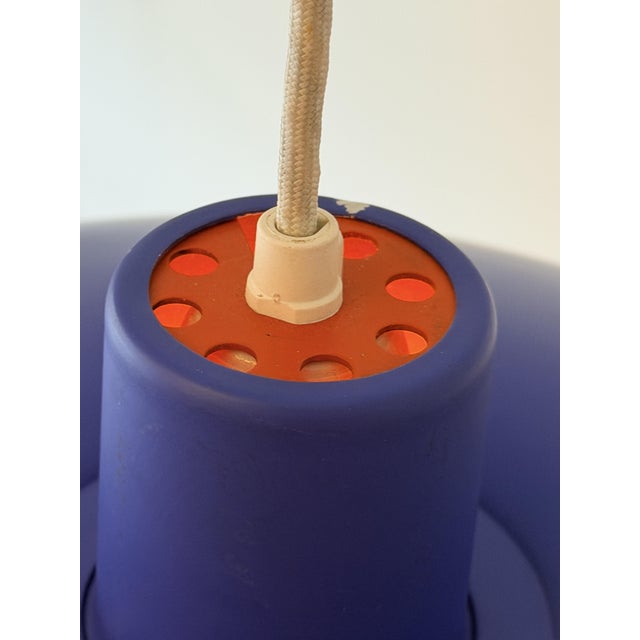 Blue PH 4/3 Pendant Lamp by Poul Henningsen for Louis Poulsen, Denmark, 1970s For Sale - Image 16 of 18