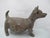Brown Large Colima Mexican Pottery Reproduction Plump Dog Statue With Earrings For Sale - Image 8 of 12