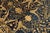 Excellent Navy Blue With Unique Open Palmettes Design Antique Lahore Rug For Sale In New York - Image 6 of 6