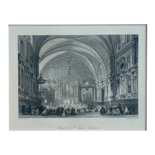 Church of St. Taur (Notre-Dame Du Taur) Toulouse, France, 1840 For Sale