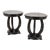 Mid 20th Century Schumacher Inlayed Solid Wood Side Tables - A Pair For Sale