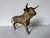 Metal Vintage Solid Brass Bull Sculpture For Sale - Image 7 of 10