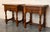 Spanish 20th Pair of Spanish Nightstands With Carved Drawer For Sale - Image 3 of 9
