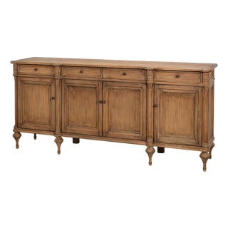 French Provincial Pine Buffet Sideboard For Sale