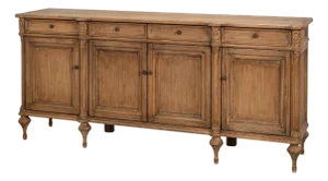 French Provincial Pine Buffet Sideboard