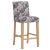 Navy Blue Chelsea Bar Stool in Navy Blush Loiret For Sale - Image 8 of 8