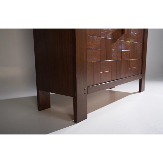 Brutalist Brutalist Modena Highboard by Defour, 1970s For Sale - Image 3 of 6