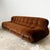 Model Soriana Three-Seater Sofa in Brown Fabric by Afra and Tobia Scarpa for Cassina, 1970s For Sale - Image 6 of 12